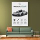 AMG One Silver Hypercar Stats Art Print  