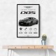 Aston Martin DBS Gray Supercar Wall Art