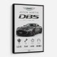 Aston Martin DBS Gray Supercar Wall Art