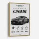 Aston Martin DBS Gray Supercar Wall Art