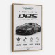 Aston Martin DBS Gray Supercar Wall Art