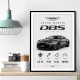 Aston Martin DBS Gray Supercar Wall Art