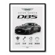 Aston Martin DBS Gray Supercar Wall Art