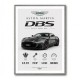 Aston Martin DBS Gray Supercar Wall Art