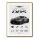 Aston Martin DBS Gray Supercar Wall Art