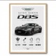 Aston Martin DBS Gray Supercar Wall Art