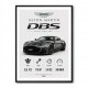Aston Martin DBS Gray Supercar Wall Art