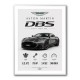 Aston Martin DBS Gray Supercar Wall Art