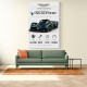 Aston Martin Valkyrie Hypercar Stats Wall Art  