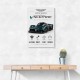 Aston Martin Valkyrie Hypercar Stats Wall Art  
