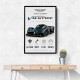 Aston Martin Valkyrie Hypercar Stats Wall Art  