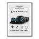 Aston Martin Valkyrie Hypercar Stats Wall Art  