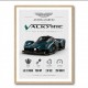 Aston Martin Valkyrie Hypercar Stats Wall Art  