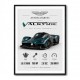Aston Martin Valkyrie Hypercar Stats Wall Art  