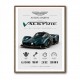 Aston Martin Valkyrie Hypercar Stats Wall Art  