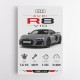 Audi R8 V10 Grey Sports Car Wall Art
