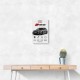 Audi RS6 Grey Performance Wall Art