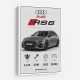 Audi RS6 Grey Performance Wall Art