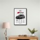 Audi RS6 Grey Performance Wall Art