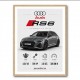 Audi RS6 Grey Performance Wall Art