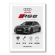 Audi RS6 Grey Performance Wall Art