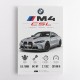 BMW M4 CSL Performance Stats Art Print