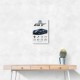 Ford GT Sports Car Wall Art