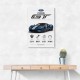 Ford GT Sports Car Wall Art