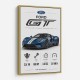 Ford GT Sports Car Wall Art