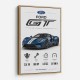 Ford GT Sports Car Wall Art