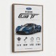 Ford GT Sports Car Wall Art
