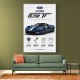 Ford GT Sports Car Wall Art