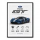 Ford GT Sports Car Wall Art