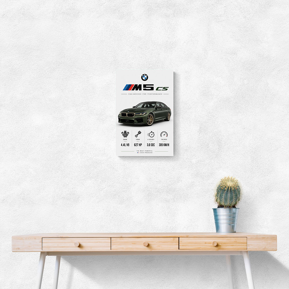 BMW M5 CS Sports Car Wall Art