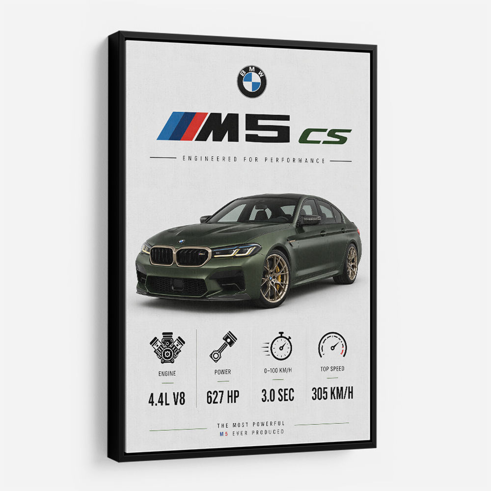 BMW M5 CS Sports Car Wall Art