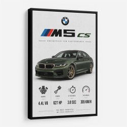 BMW M5 CS Sports Car Wall Art