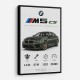 BMW M5 CS Sports Car Wall Art