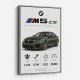 BMW M5 CS Sports Car Wall Art