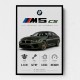 BMW M5 CS Sports Car Wall Art