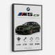 BMW M5 CS Sports Car Wall Art