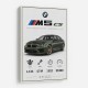 BMW M5 CS Sports Car Wall Art
