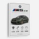 BMW M5 CS Sports Car Wall Art