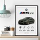 BMW M5 CS Sports Car Wall Art
