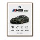 BMW M5 CS Sports Car Wall Art