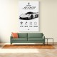 Koenigsegg Jesko  Hypercar Stats Wall Art