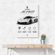 Koenigsegg Jesko  Hypercar Stats Wall Art