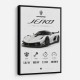 Koenigsegg Jesko  Hypercar Stats Wall Art