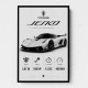Koenigsegg Jesko  Hypercar Stats Wall Art
