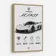 Koenigsegg Jesko  Hypercar Stats Wall Art