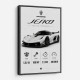 Koenigsegg Jesko  Hypercar Stats Wall Art